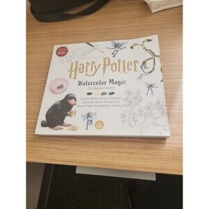 Harry Potter "Watercolor Magic: Flora & Fauna" Coloring & Sketch Book NEW